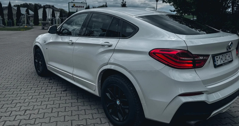 BMW X4 cena 99015 przebieg: 108500, rok produkcji 2014 z Recz małe 137